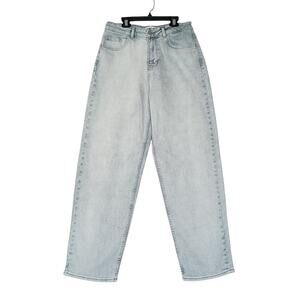 Legend London Women's Barrel Leg, High Waisted, Light Colored Jeans Size 28X29